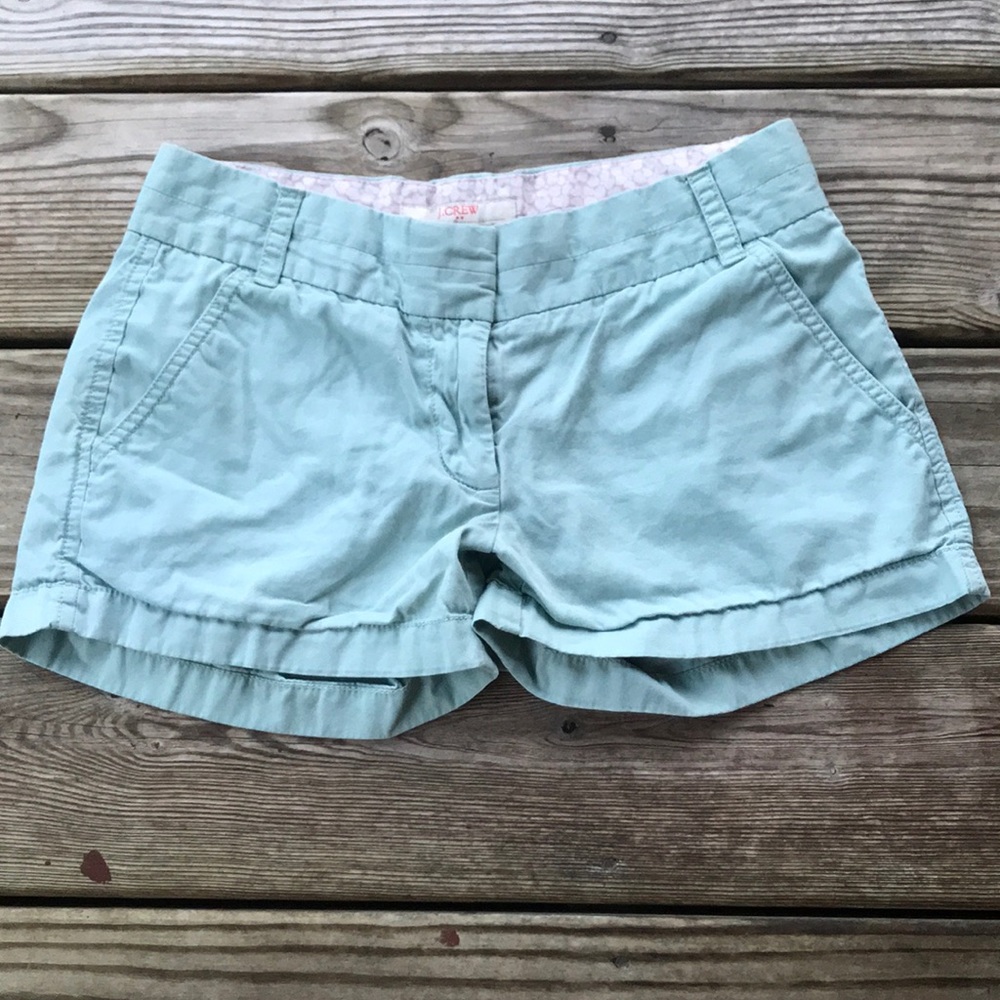 J crew 3 inch cotton shorts
